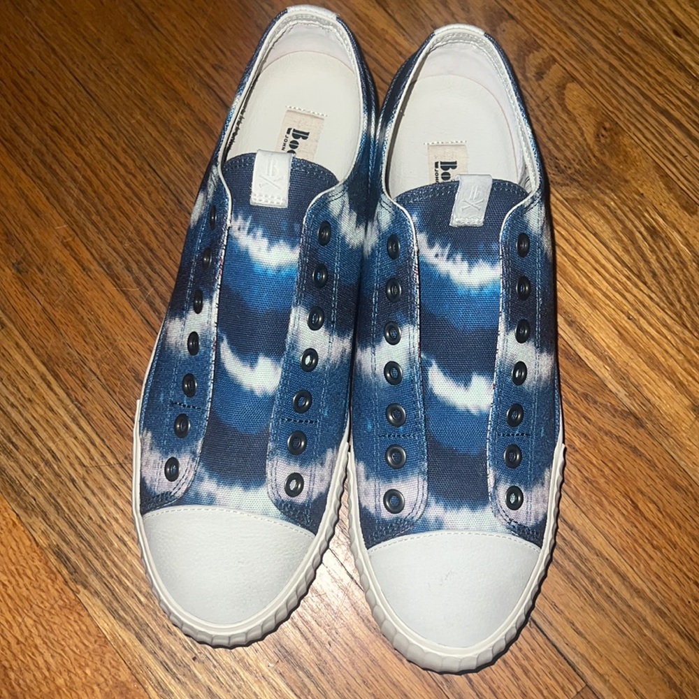 John Varvatos Bootleg - Brand New - 
Men's Vulcanized Tie-Dye Sneakers Size 11